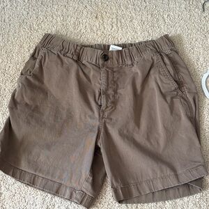 Tan Bear Bottom Shorts L 7”